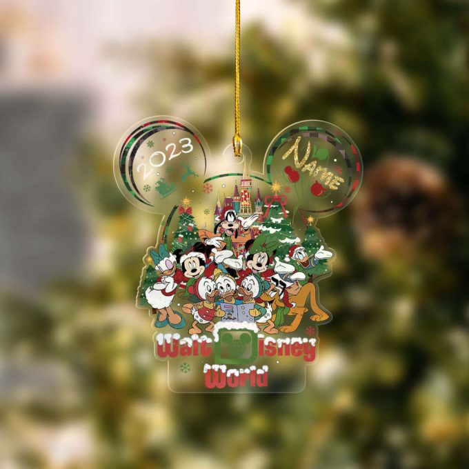 Personalized Mickey And Friends Disney Christmas Ornament