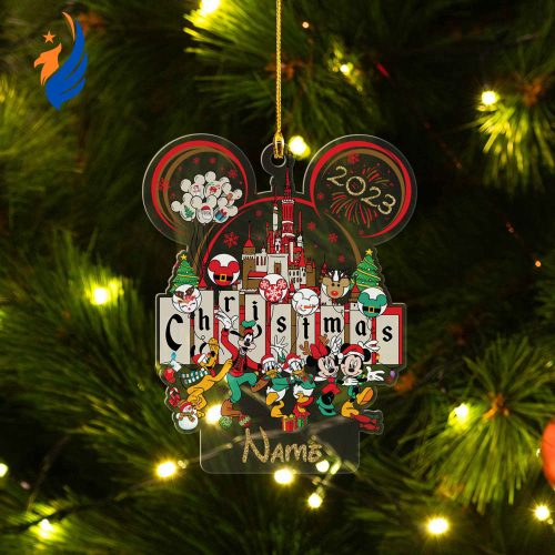 Personalized Mickey And Friends Disney Christmas Ornament Personalized Mickey And Friends Disney Christmas Ornament