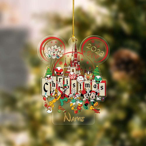 Personalized Mickey And Friends Disney Christmas Ornament Personalized Mickey And Friends Disney Christmas Ornament