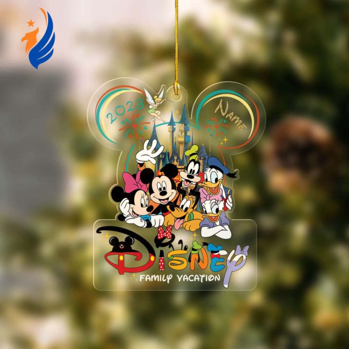Personalized Mickey And Friends Disney Christmas Ornament
