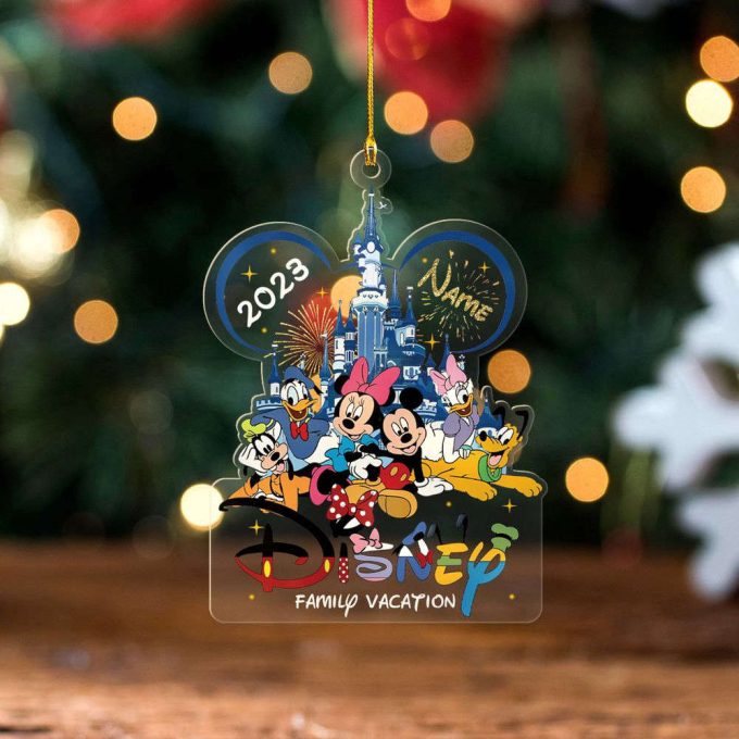 Personalized Mickey And Friends Disney Christmas Ornament