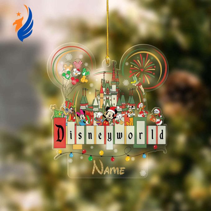 Personalized Mickey And Friends Disney Christmas Ornament