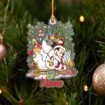Personalized Mickey and Friends Disney Christmas Ornament, Disney Christmas Ornament