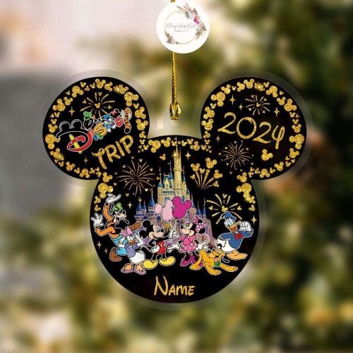Personalized Mickey and Friends Disney Trip Christmas Ornament, Disney Christmas Ornament Personalized Mickey and Friends Disney Trip Christmas Ornament, Disney Christmas Ornament