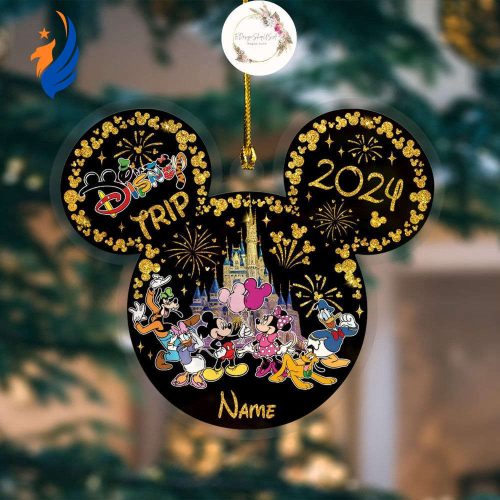 Personalized Mickey and Friends Disney Trip Christmas Ornament, Disney Christmas Ornament Personalized Mickey and Friends Disney Trip Christmas Ornament, Disney Christmas Ornament