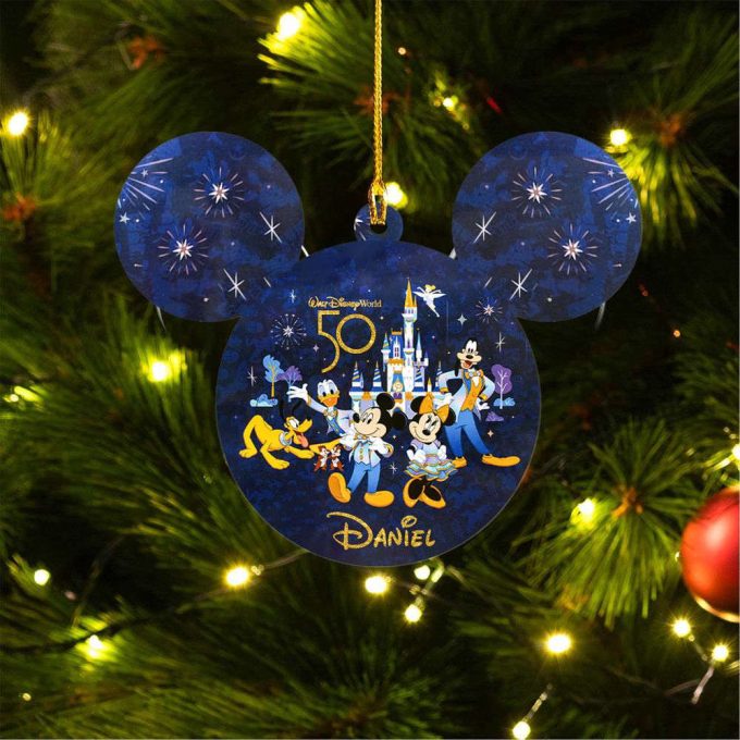 Personalized Mickey Mouse 2022 Ornament, Disneyland Mickey Mouse