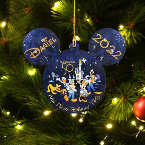 Personalized Mickey Mouse Disney Trip 2022 Ornament, Disneyland Mickey Mouse Personalized Mickey Mouse Disney Trip 2022 Ornament, Disneyland Mickey Mouse