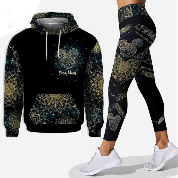 Personalized Mickey Mouse Luxury 3D Hoodie Leggings Set