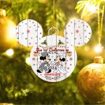 Personalized Mickey Mouse New Home Christmas Ornament