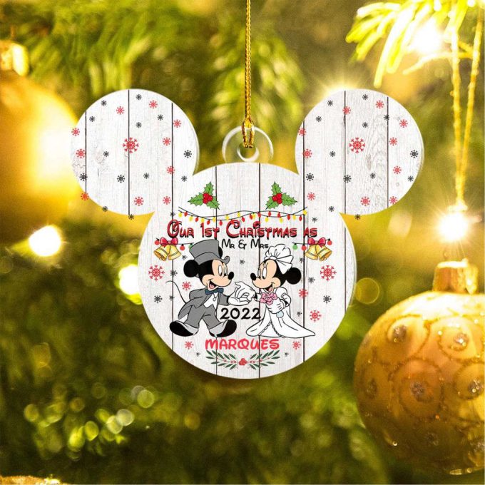 Personalized Mickey Mouse New Home Christmas Ornament