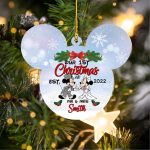 Personalized Mickey Mouse New Home Christmas Ornament Personalized Mickey Mouse New Home Christmas Ornament