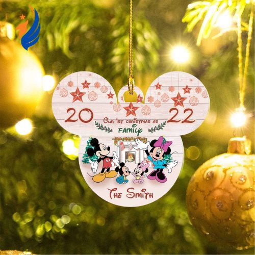 Personalized Mickey Mouse New Home Christmas Ornament Personalized Mickey Mouse New Home Christmas Ornament