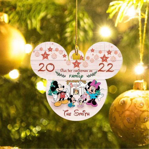 Personalized Mickey Mouse New Home Christmas Ornament Personalized Mickey Mouse New Home Christmas Ornament