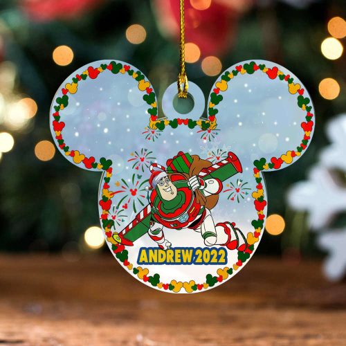 Personalized Mickey Mouse x Toy Story Ornament Personalized Mickey Mouse x Toy Story Ornament