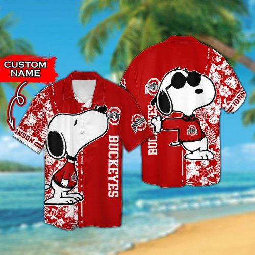 Custom Ohio State Buckeyes & Snoopy Hawaiian Shirt: Unique Style for Fans