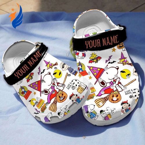 Personalized Peanuts Snoopy Halloween Clogs Shoes For Kids & Adults Personalized Peanuts Snoopy Halloween Clogs Shoes For Kids & Adults