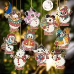 Personalized Snowman Disney Christmas Ornament, Mickey and Friends Christmas Gift, Disney Christmas Ornament Personalized Snowman Disney Christmas Ornament, Mickey and Friends Christmas Gift, Disney Christmas Ornament