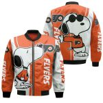 Philadelphia Flyers Snoopy Lover Bomber Jacket Philadelphia Flyers Snoopy Lover Bomber Jacket