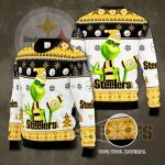 Pittsburgh Steelers Grinches Knit Ugly Christmas sweater