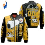 Pittsburgh Steelers Snoopy Personalized Bomber Jacket