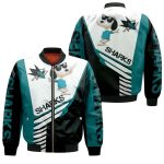 San Jose Sharks Snoopy For Fans Bomber Jacket  – Gift for Men Women