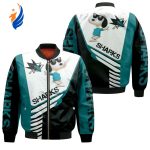 San Jose Sharks Snoopy For Fans Bomber Jacket  – Gift for Men Women