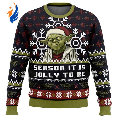Season Jolly Star Wars Ugly Christmas Sweater Season Jolly Star Wars Ugly Christmas Sweater
