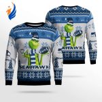 Seattle Seahawks The Grinches Christmas AOP Ugly Sweater