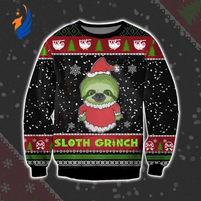 Sloth Grinches Ugly Christmas Sweater Sloth Lover Cute Sweater Gifts For Xmas Sloth Grinches Ugly Christmas Sweater Sloth Lover Cute Sweater Gifts For Xmas