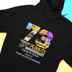 Snoopy 73 Years Peanuts Signature Thank You T-shirt 1950-2024 Memories Snoopy 73 Years Peanuts Signature Thank You T-shirt 1950-2024 Memories