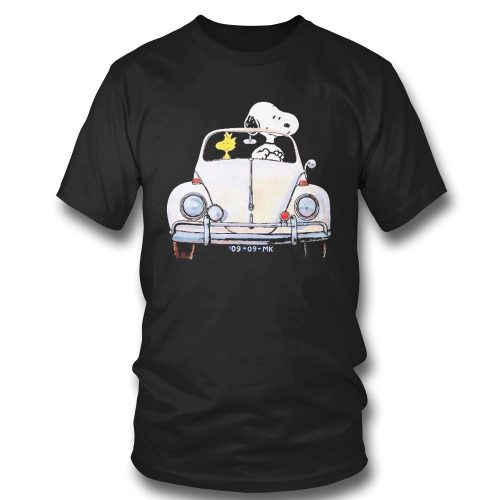 Snoopy & Woodstock Driving Car T-shirt 09 09 Mk Design Snoopy & Woodstock Driving Car T-shirt 09 09 Mk Design