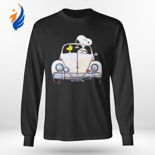 Snoopy & Woodstock Driving Car T-shirt 09 09 Mk Design Snoopy & Woodstock Driving Car T-shirt 09 09 Mk Design