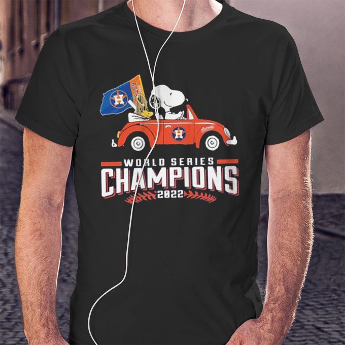 Snoopy & Woodstock Astros Shirt: Celebrate Houston s 2022 World Series Win!