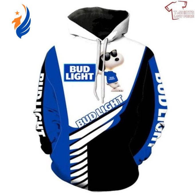 Snoopy Bud Light 3D All Over Print Hoodie, Zip Hoodie