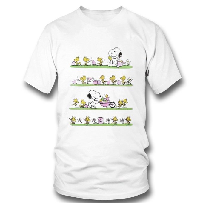 Snoopy Easter Egg Harvest T-Shirt: Fun and Festive Design for Spring Celebrations