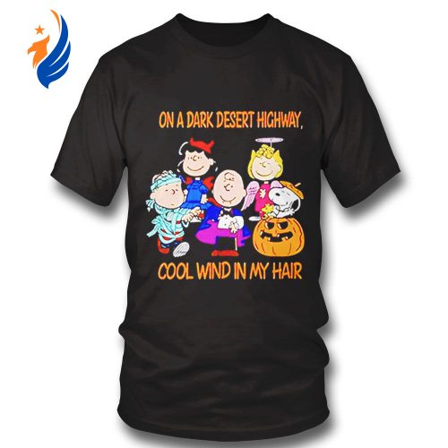 Snoopy Halloween Shirt: Dark Desert Highway Jeep Design with Cool Wind & Peanut Theme Snoopy Halloween Shirt: Dark Desert Highway Jeep Design with Cool Wind & Peanut Theme
