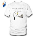 Snoopy Sometimes Music T-Shirt: Healing Heart and Soul with the Only Medicine Shop Now!