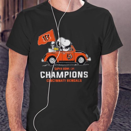 Snoopy Super Bowl LVI Champions Cincinnati Bengals Shirt – Celebrate the Victory in Style! Snoopy Super Bowl LVI Champions Cincinnati Bengals Shirt – Celebrate the Victory in Style!