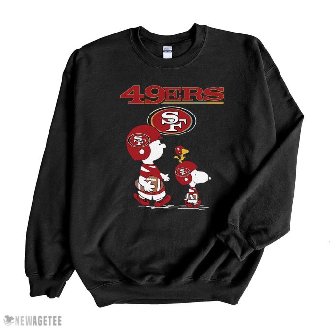 Get Game-Ready with Super Bowl San Francisco 49ers T-Shirt Feat Snoopy from The Peanuts – Order Now!