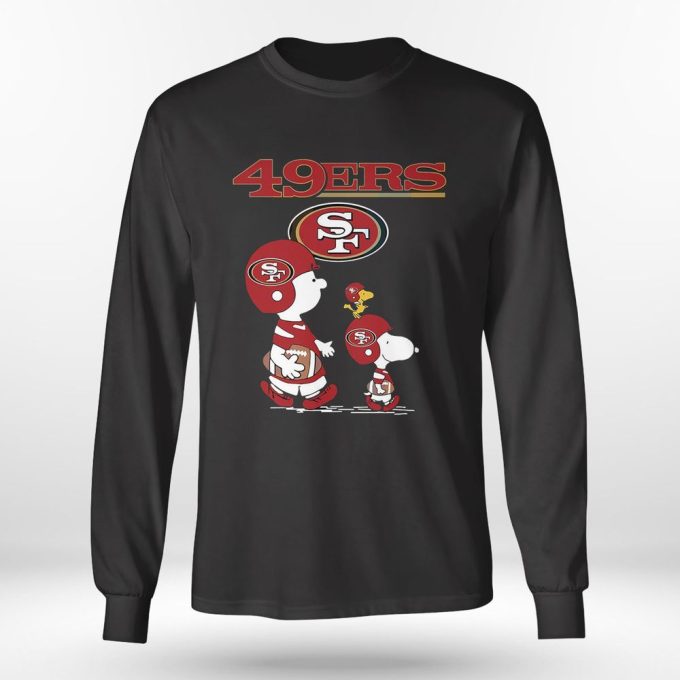 Get Game-Ready with Super Bowl San Francisco 49ers T-Shirt Feat Snoopy from The Peanuts – Order Now!