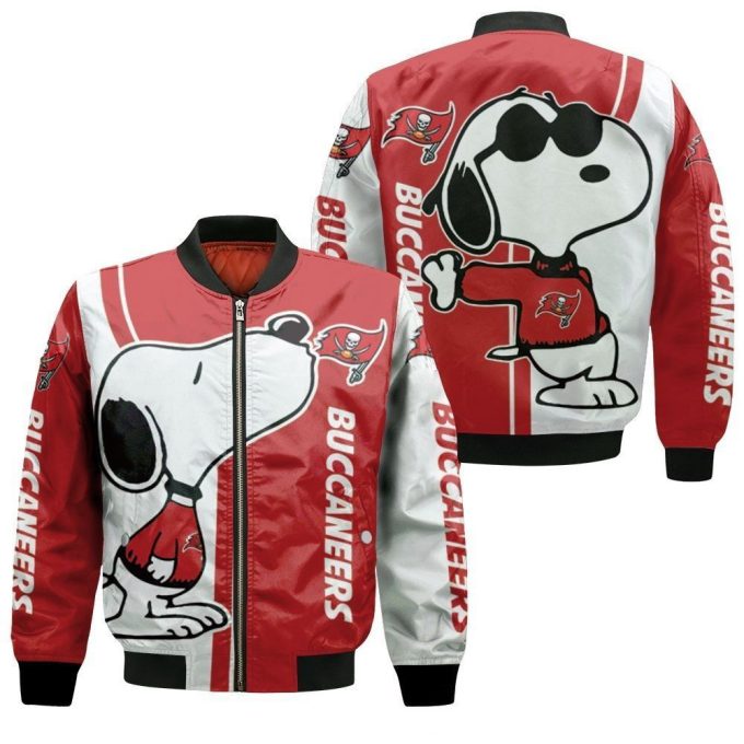 Tampa Bay Buccaneers Snoopy Lover Bomber Jacket  – Gift for Men Women