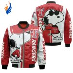 Texas Rangers Snoopy Lover Bomber Jacket  – Gift for Men Women