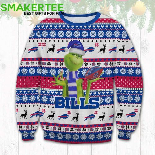 The Grinches Buffalo Bills Ugly Christmas Sweater The Grinches Buffalo Bills Ugly Christmas Sweater
