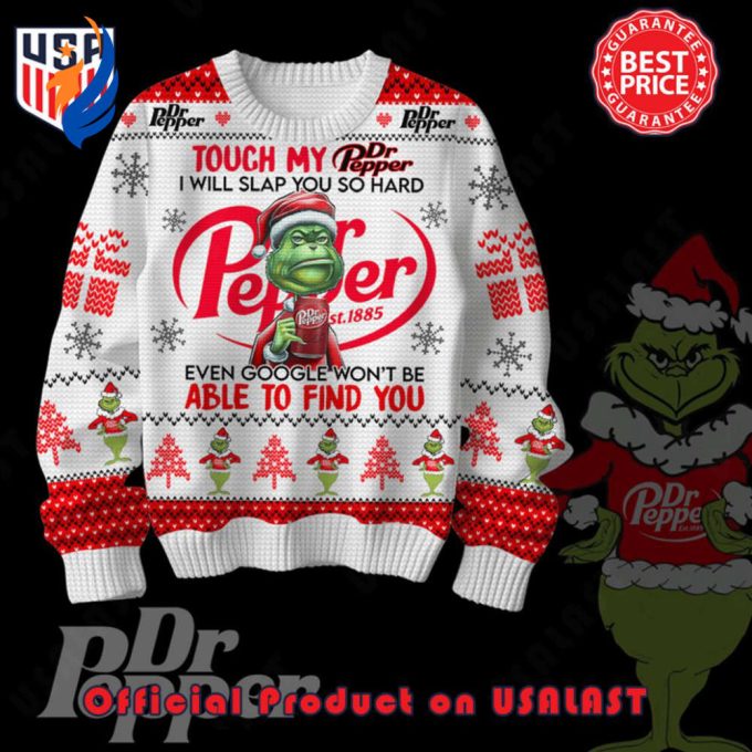The Grinches Math Dr Pepper Even Google Won’t Be Able To Find You Ugly Christmas Sweater