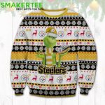 The Grinches Pittsburgh Steelers Ugly Christmas Sweater