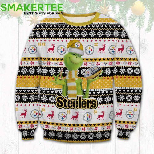 The Grinches Pittsburgh Steelers Ugly Christmas Sweater The Grinches Pittsburgh Steelers Ugly Christmas Sweater