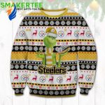 The Grinches Pittsburgh Steelers Ugly Christmas Sweater