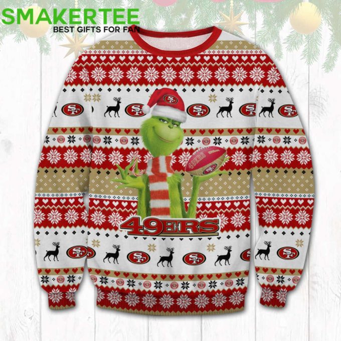The Grinches San Francisco 49ers Ugly Christmas Sweater