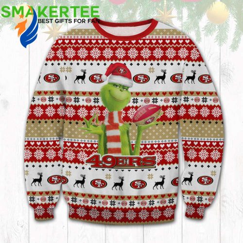 The Grinches San Francisco 49ers Ugly Christmas Sweater The Grinches San Francisco 49ers Ugly Christmas Sweater