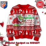 The Grinches Santa Hat Stole My Maker’s Mark Ugly Christmas Sweater